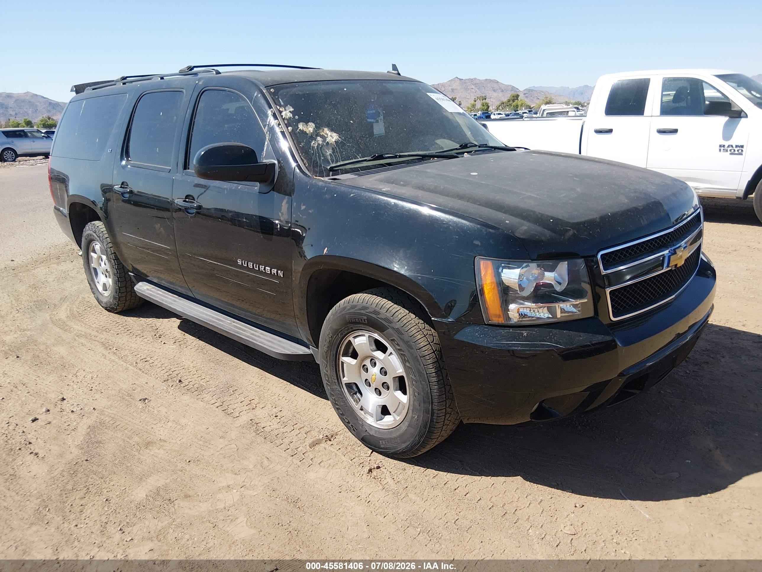 2014 Chevrolet Suburban Lt Черный vin: 1GNSCJE08ER108892