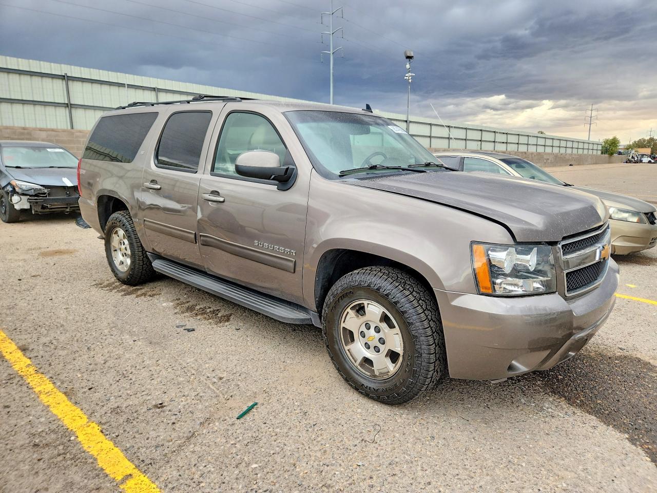 2014 Chevrolet Suburban C1500 Lt Brown vin: 1GNSCJE08ER241815