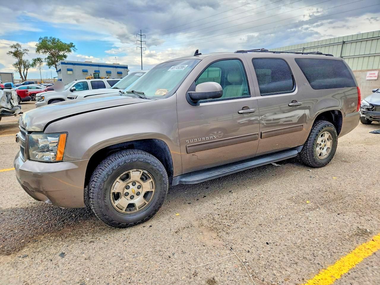 2014 Chevrolet Suburban C1500 Lt Brown vin: 1GNSCJE08ER241815