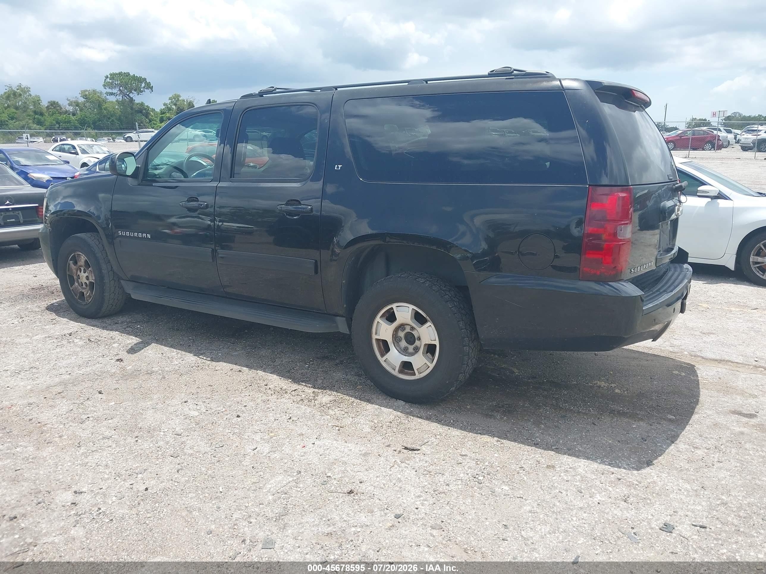 2014 Chevrolet Suburban Lt Black vin: 1GNSCJE09ER133669