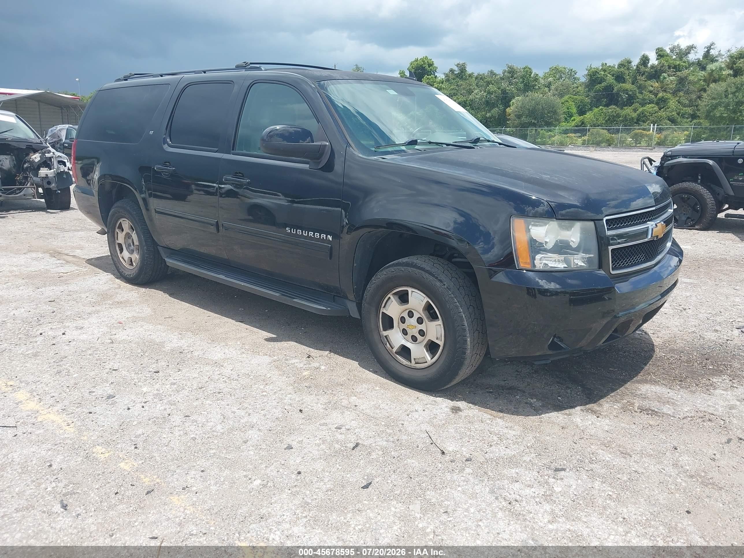 2014 Chevrolet Suburban Lt Black vin: 1GNSCJE09ER133669