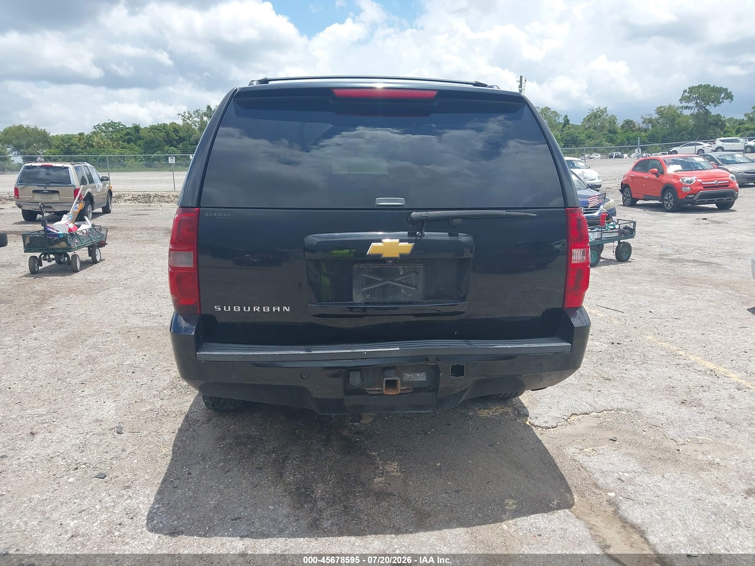 2014 Chevrolet Suburban Lt Black vin: 1GNSCJE09ER133669