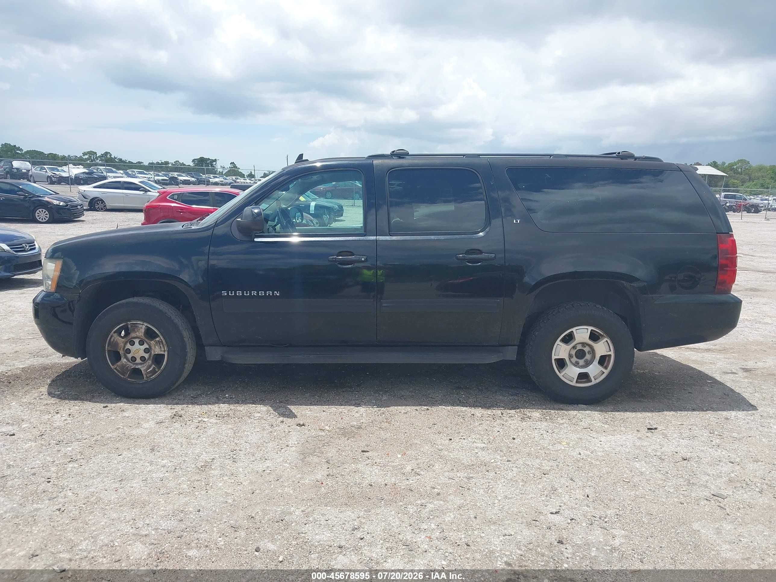 2014 Chevrolet Suburban Lt Black vin: 1GNSCJE09ER133669