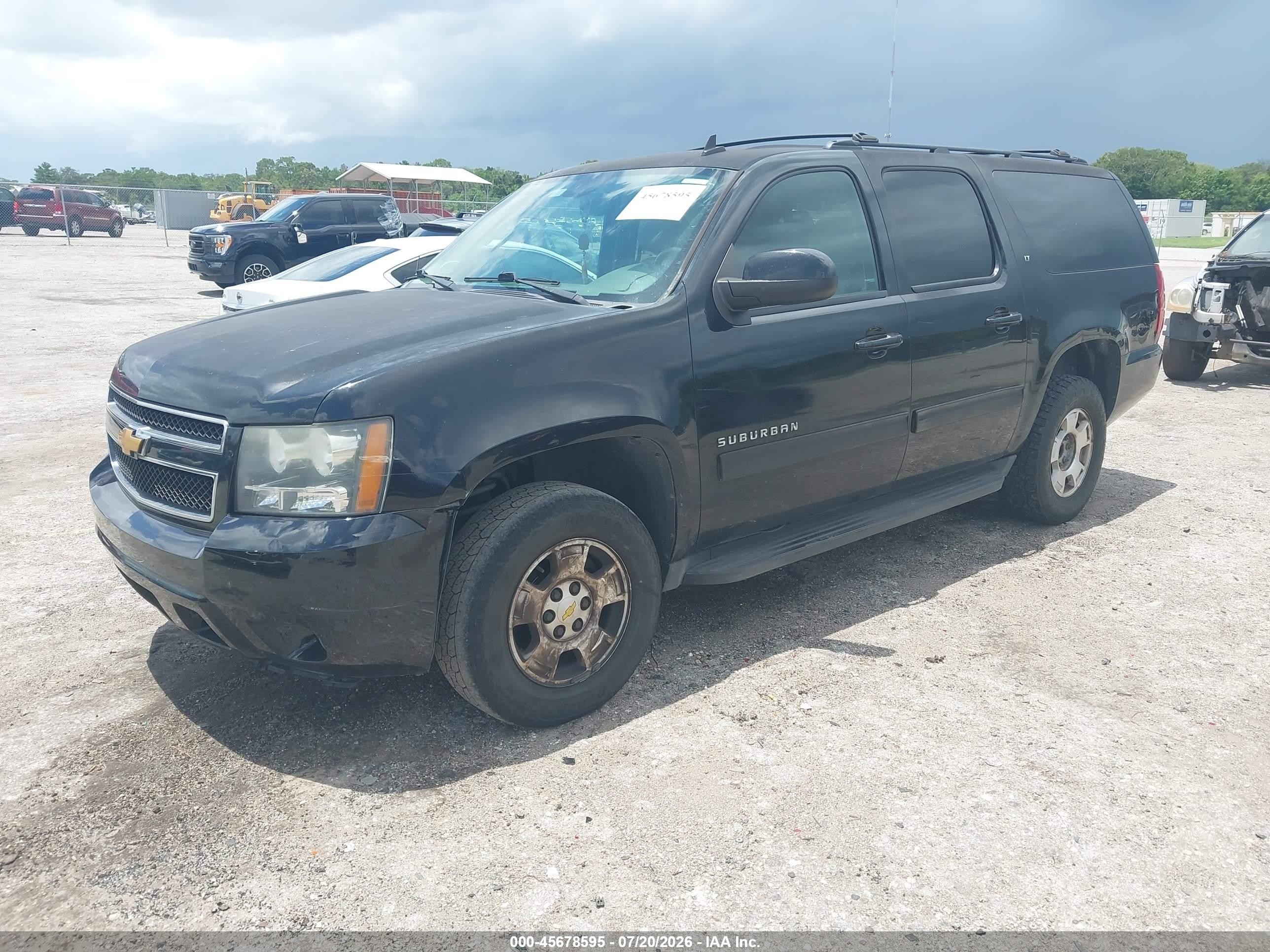 2014 Chevrolet Suburban Lt Black vin: 1GNSCJE09ER133669
