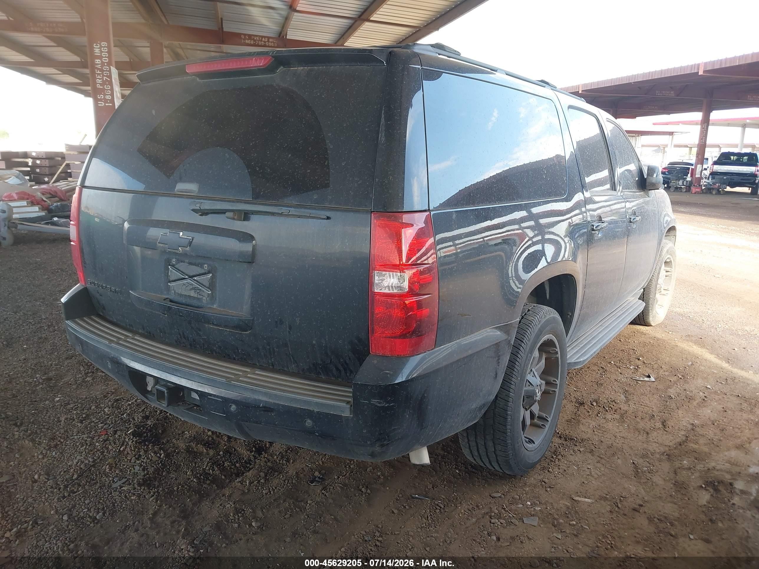2013 Chevrolet Suburban Lt Black vin: 1GNSCJE0XDR244701