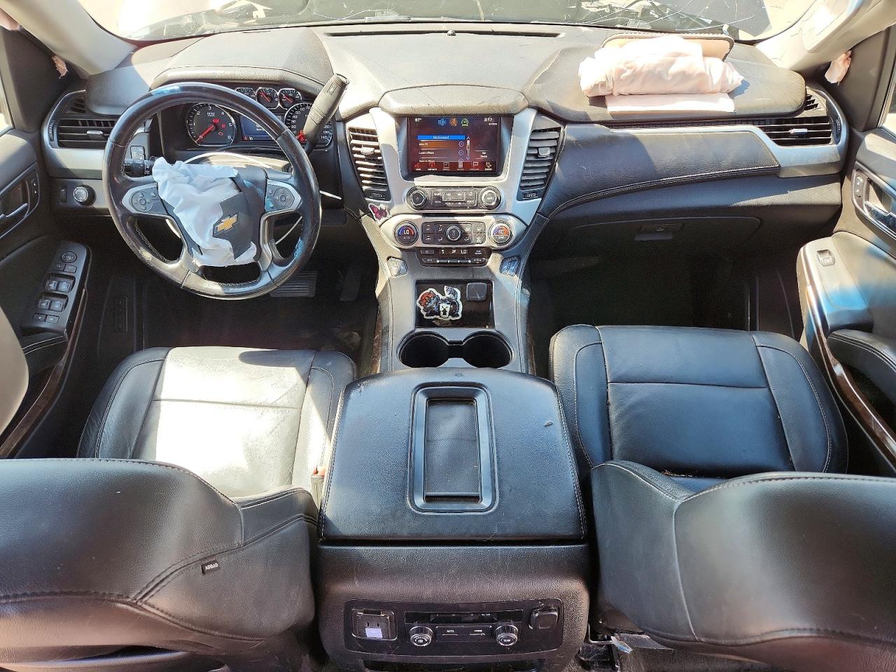 2015 Chevrolet Suburban C1500 Lt Gray vin: 1GNSCJKC0FR227066
