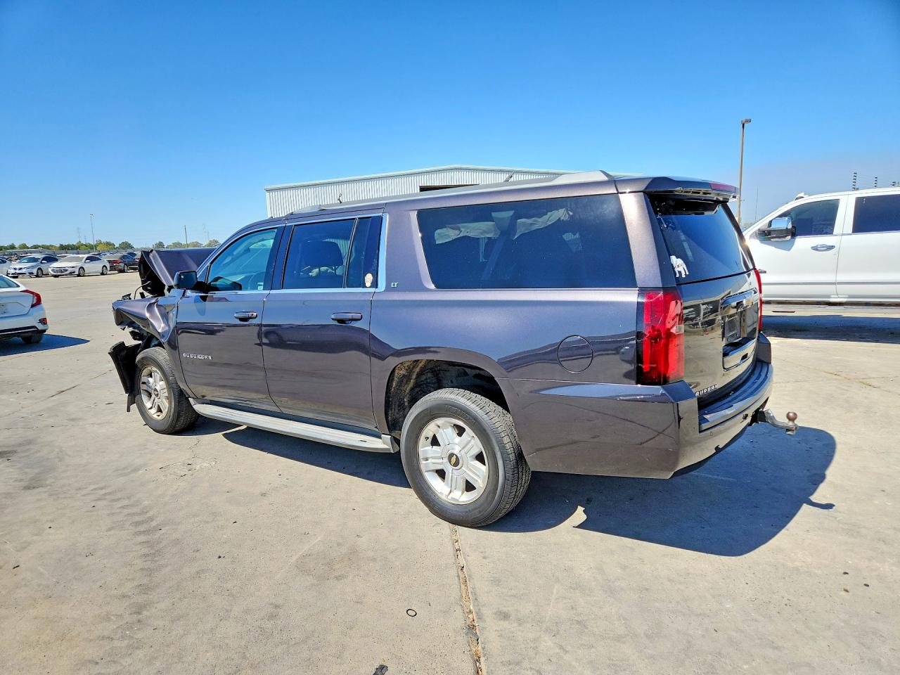 2015 Chevrolet Suburban C1500 Lt Gray vin: 1GNSCJKC0FR227066