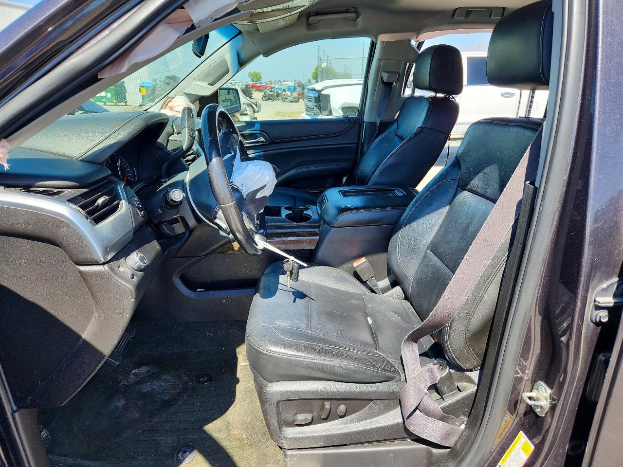 2015 Chevrolet Suburban C1500 Lt Gray vin: 1GNSCJKC0FR227066
