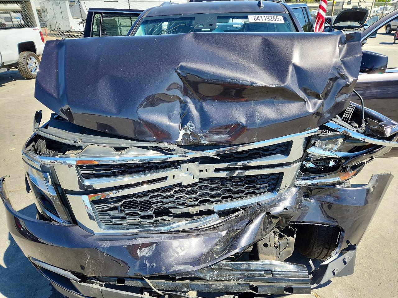 2015 Chevrolet Suburban C1500 Lt Gray vin: 1GNSCJKC0FR227066