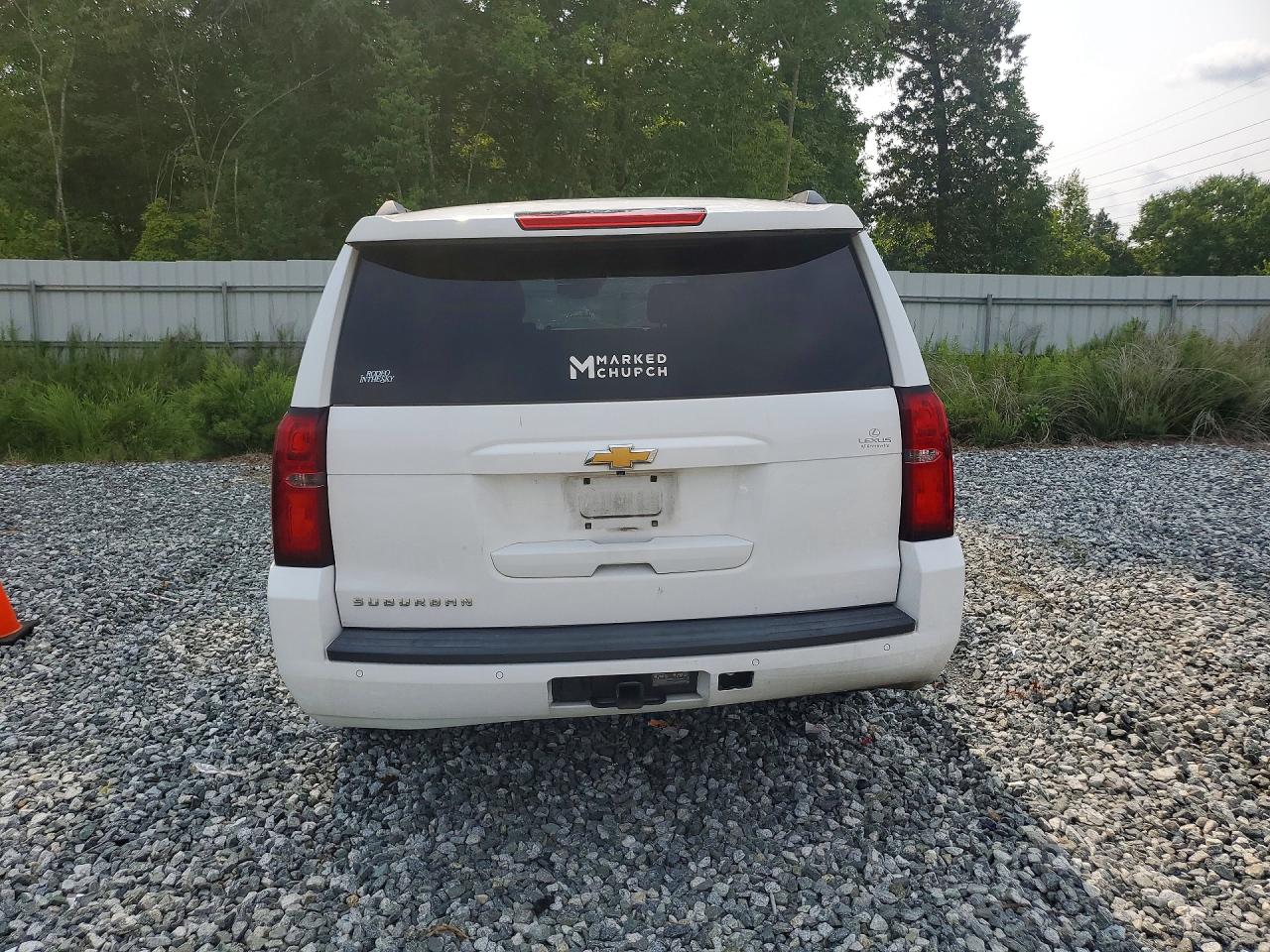 2015 Chevrolet Suburban C1500 Lt White vin: 1GNSCJKC1FR270640