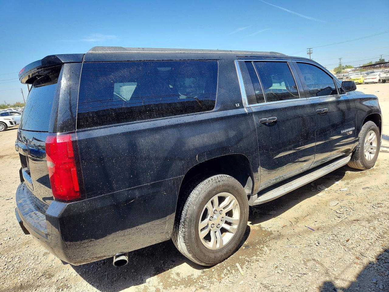 2015 Chevrolet Suburban C1500 Lt Black vin: 1GNSCJKC2FR309543