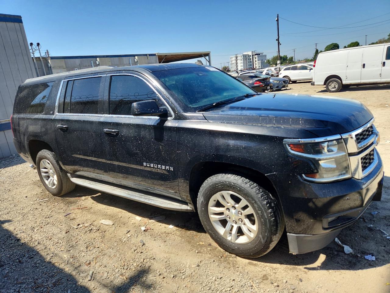 2015 Chevrolet Suburban C1500 Lt Black vin: 1GNSCJKC2FR309543