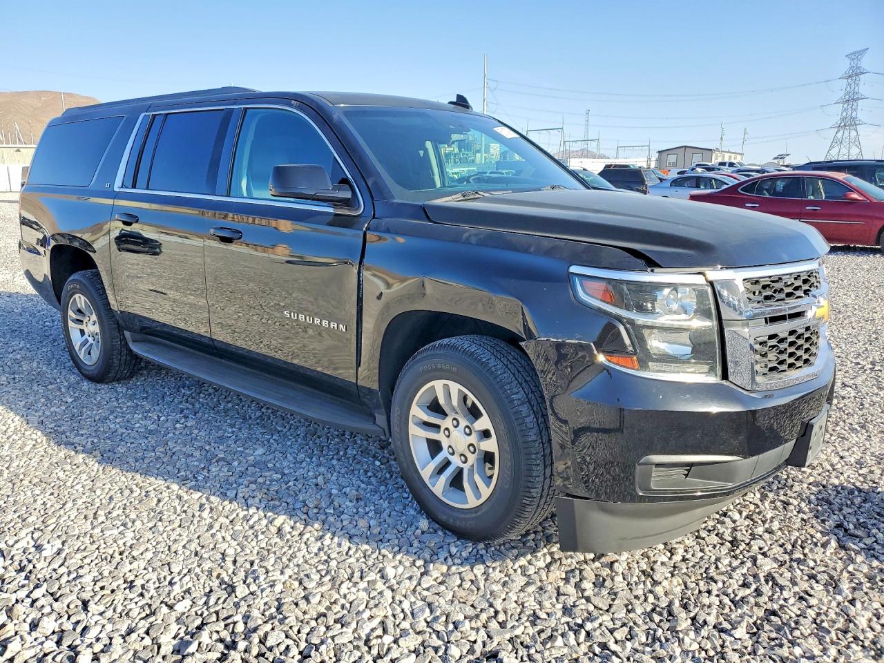 2015 Chevrolet Suburban C1500 Lt Black vin: 1GNSCJKC3FR581552