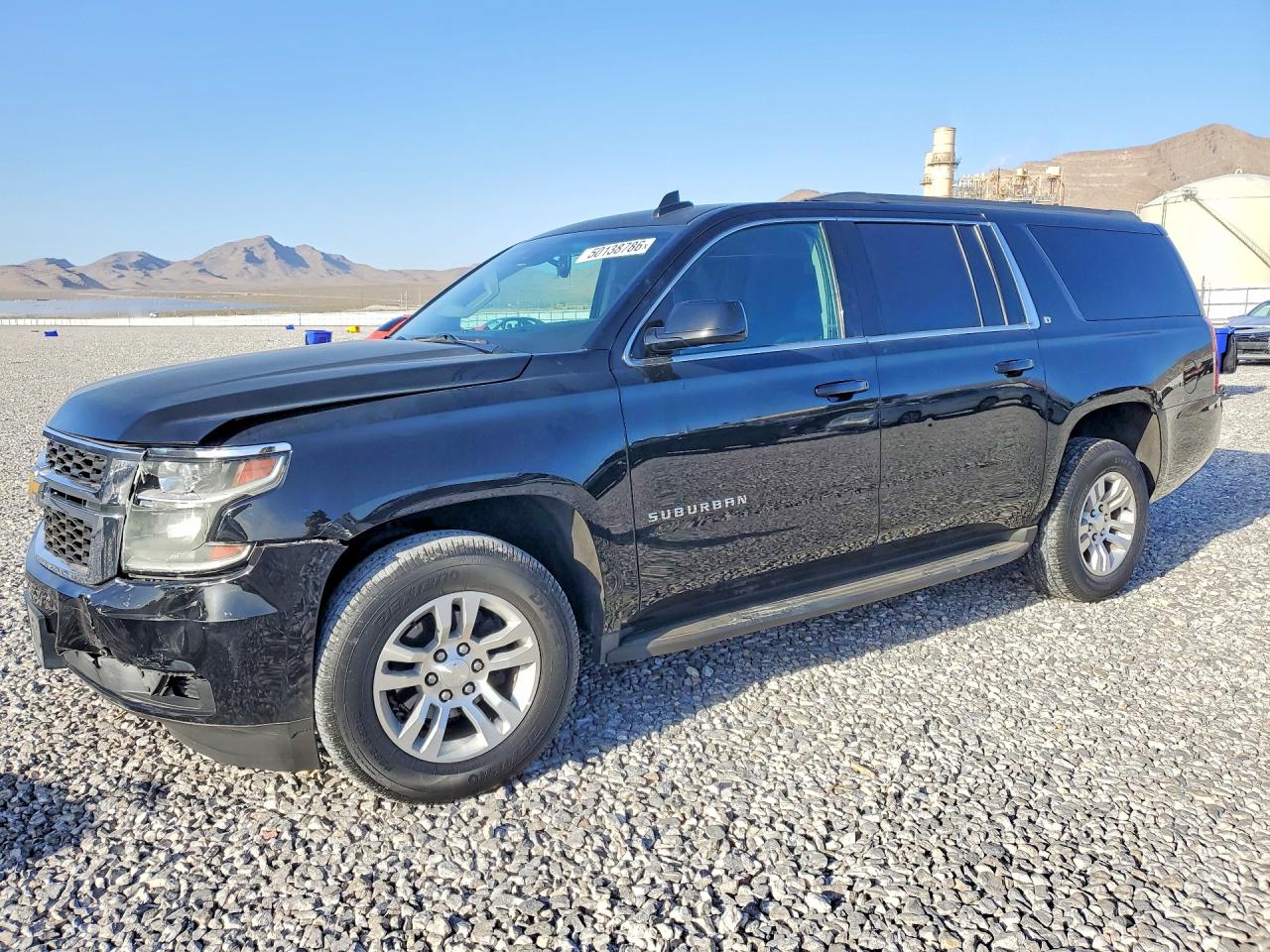 2015 Chevrolet Suburban C1500 Lt Black vin: 1GNSCJKC3FR581552