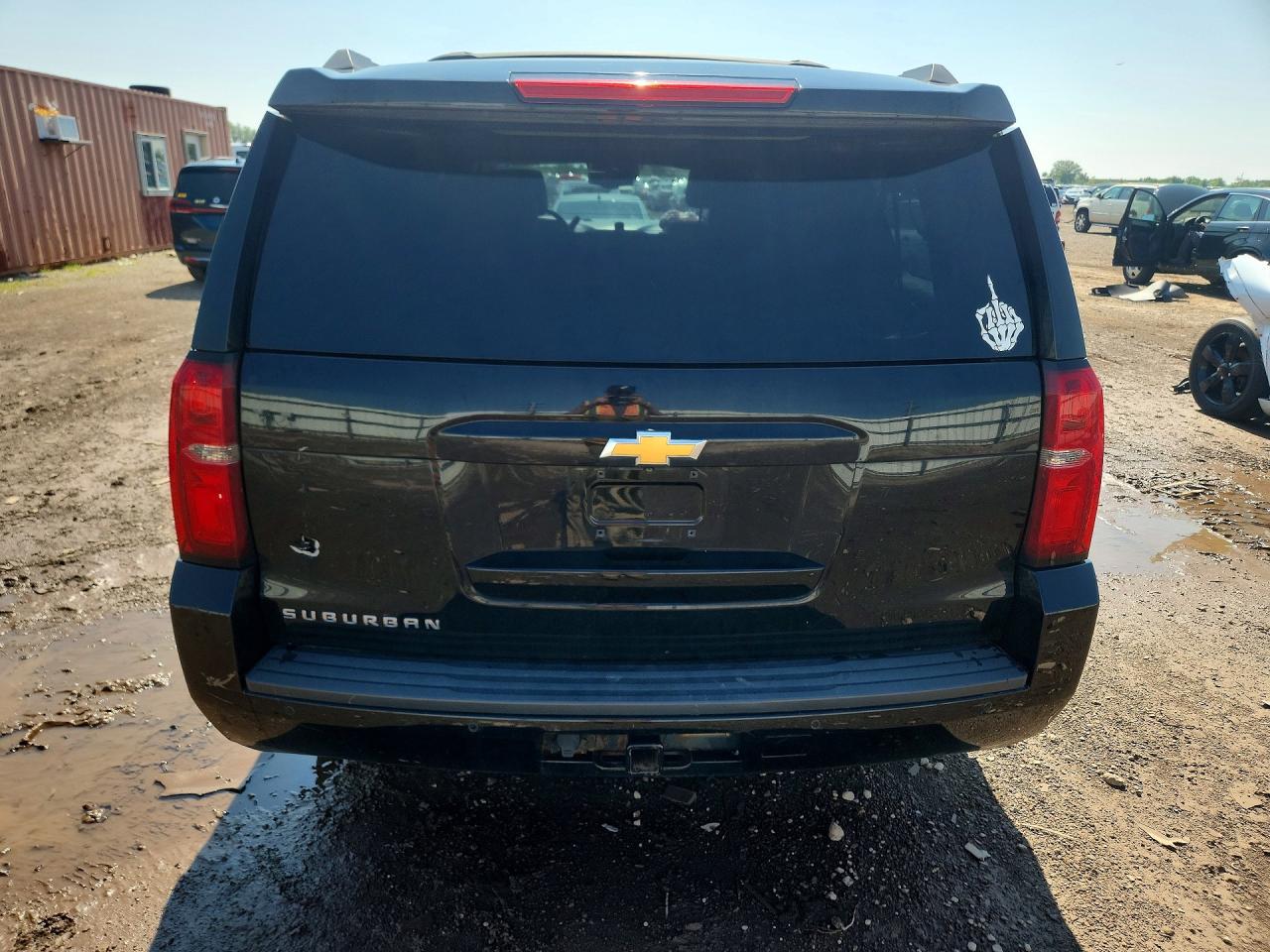2015 Chevrolet Suburban C1500 Lt Black vin: 1GNSCJKC3FR698497