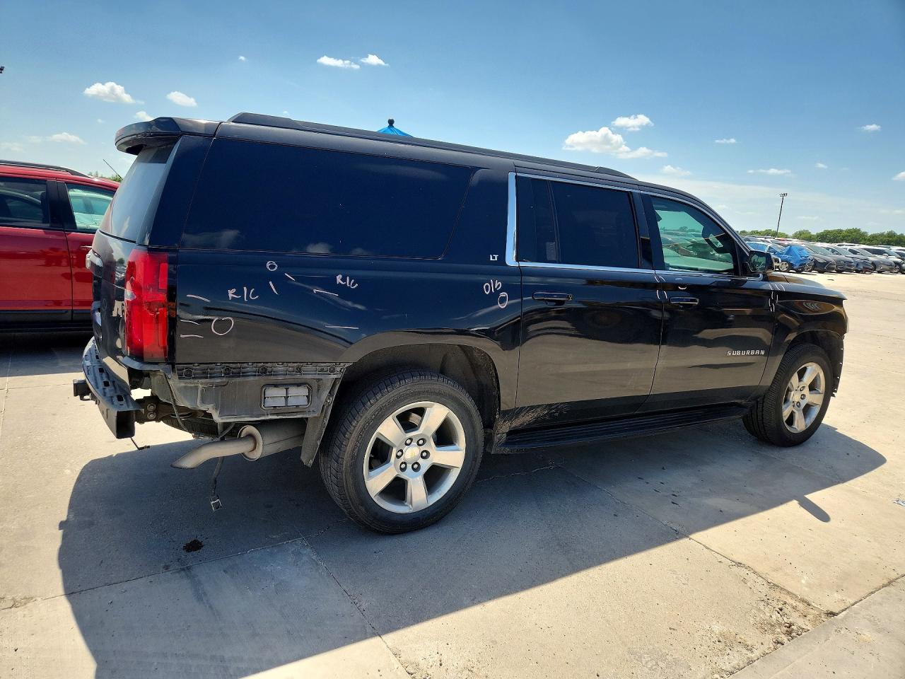 2015 Chevrolet Suburban C1500 Lt Black vin: 1GNSCJKC4FR295970