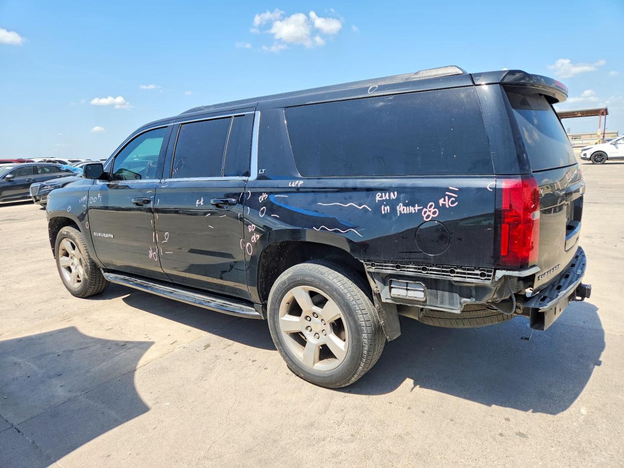 2015 Chevrolet Suburban C1500 Lt Black vin: 1GNSCJKC4FR295970