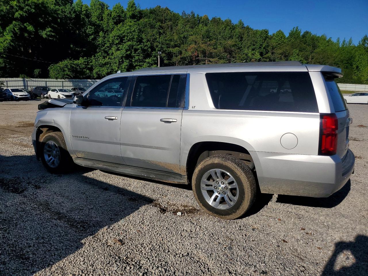 2015 Chevrolet Suburban C1500 Lt Gray vin: 1GNSCJKC4FR702430