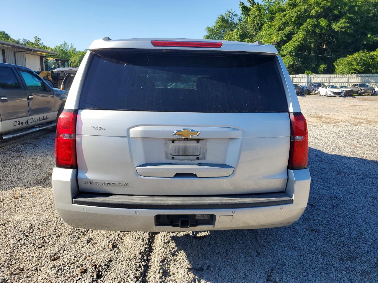 2015 Chevrolet Suburban C1500 Lt Gray vin: 1GNSCJKC4FR702430