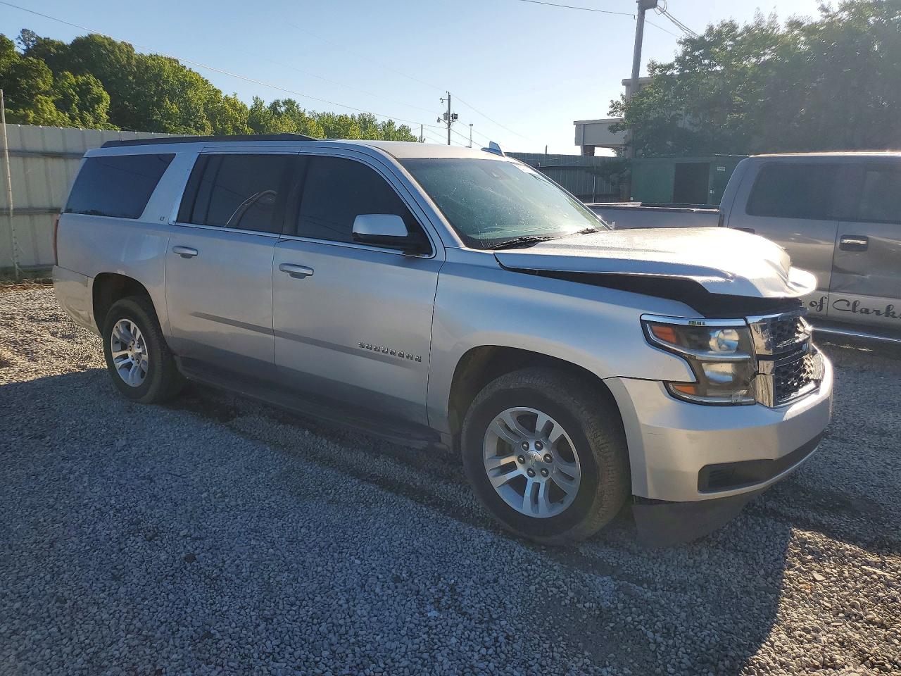 2015 Chevrolet Suburban C1500 Lt Gray vin: 1GNSCJKC4FR702430