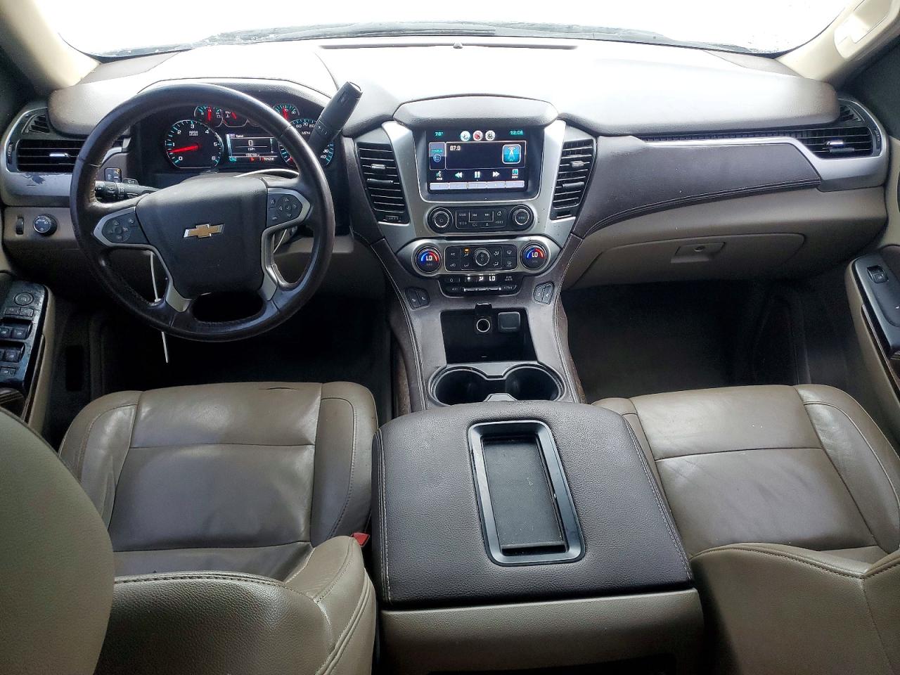 2015 Chevrolet Suburban C1500 Lt Gray vin: 1GNSCJKC5FR581696