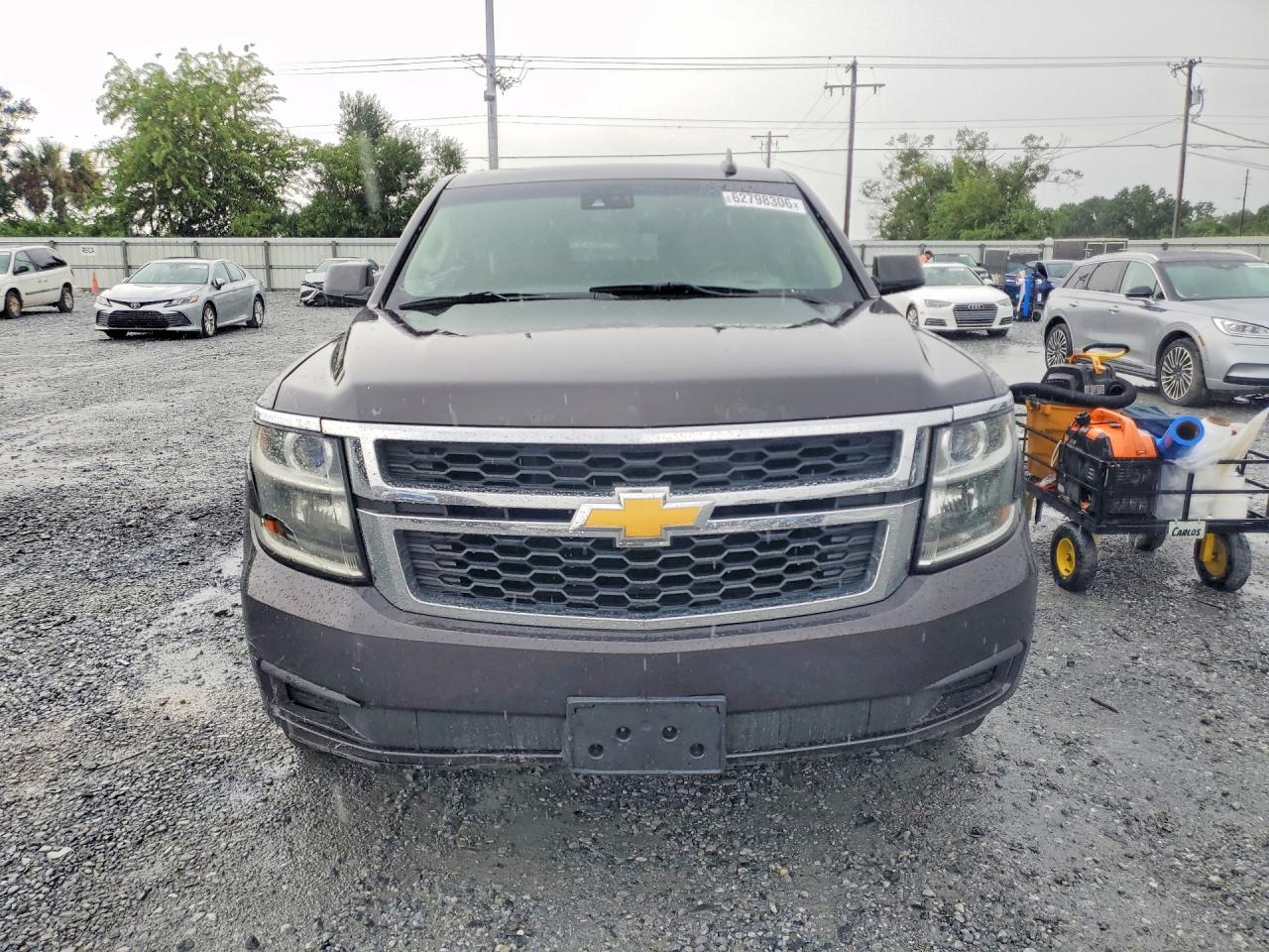 2015 Chevrolet Suburban C1500 Lt Gray vin: 1GNSCJKC5FR581696
