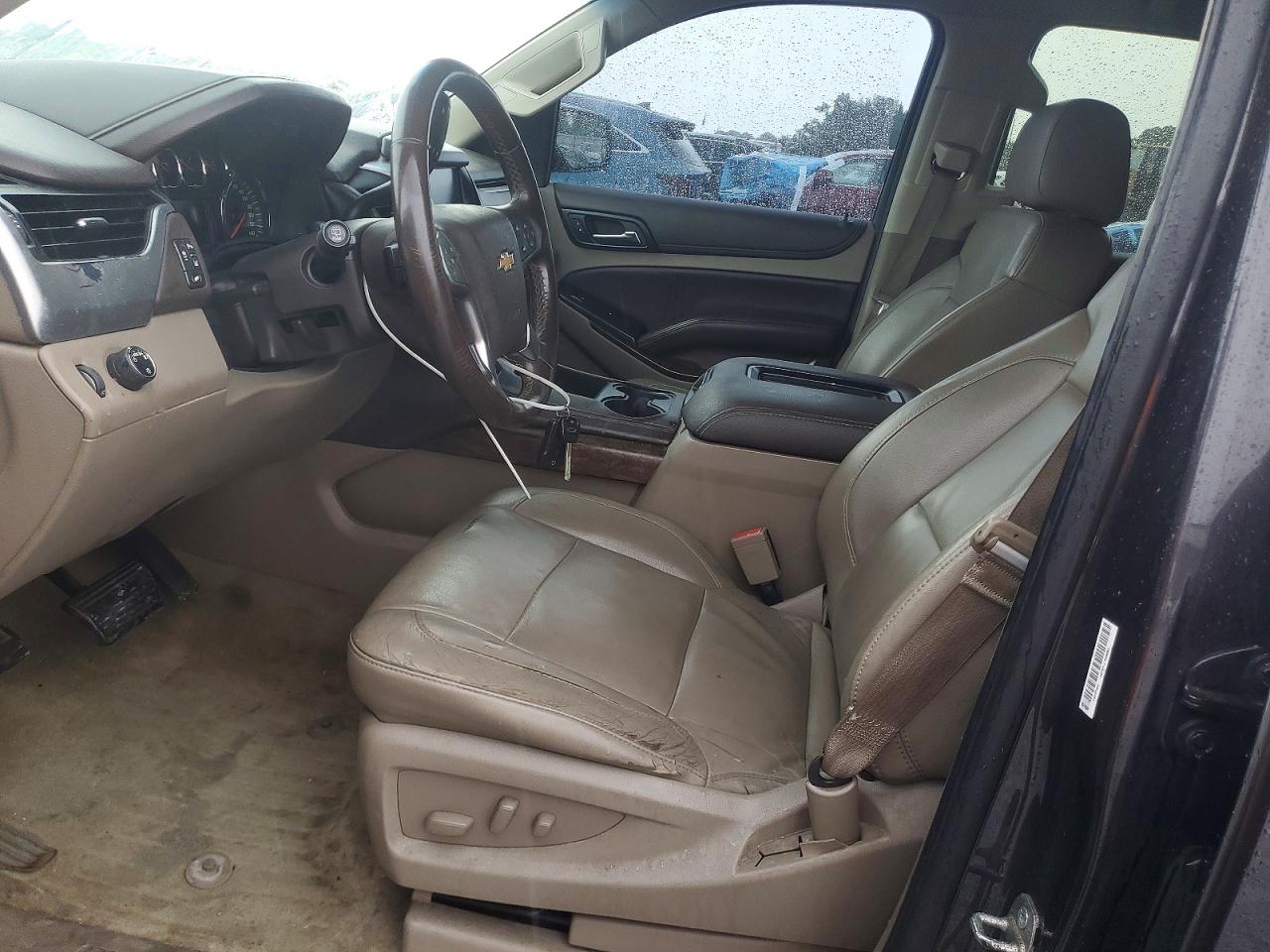 2015 Chevrolet Suburban C1500 Lt Gray vin: 1GNSCJKC5FR581696