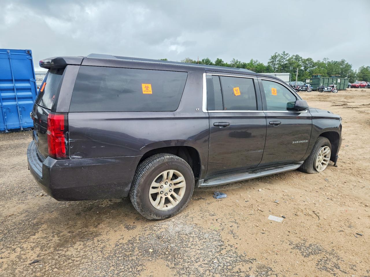 2015 Chevrolet Suburban C1500 Lt Gray vin: 1GNSCJKC5FR589930