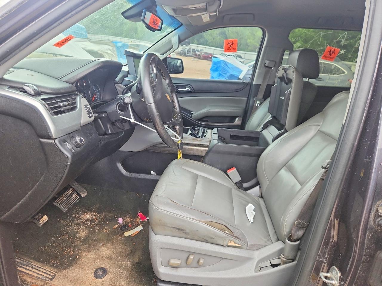 2015 Chevrolet Suburban C1500 Lt Gray vin: 1GNSCJKC5FR589930