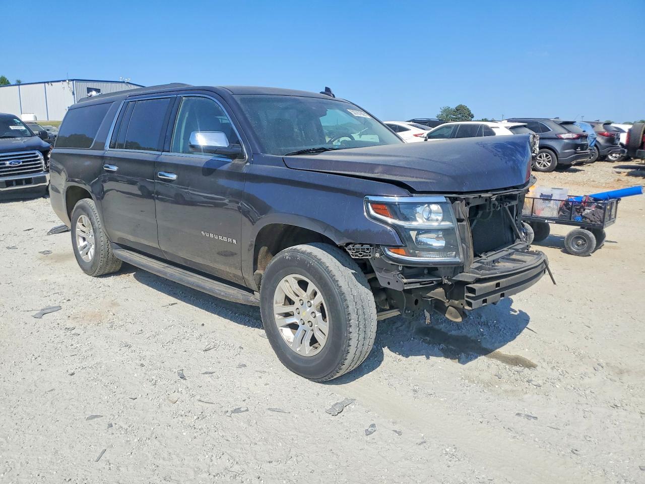 2015 Chevrolet Suburban C1500 Lt Black vin: 1GNSCJKC5FR589958