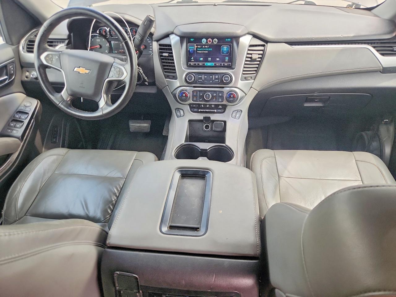 2015 Chevrolet Suburban C1500 Lt Gray vin: 1GNSCJKC5FR593458
