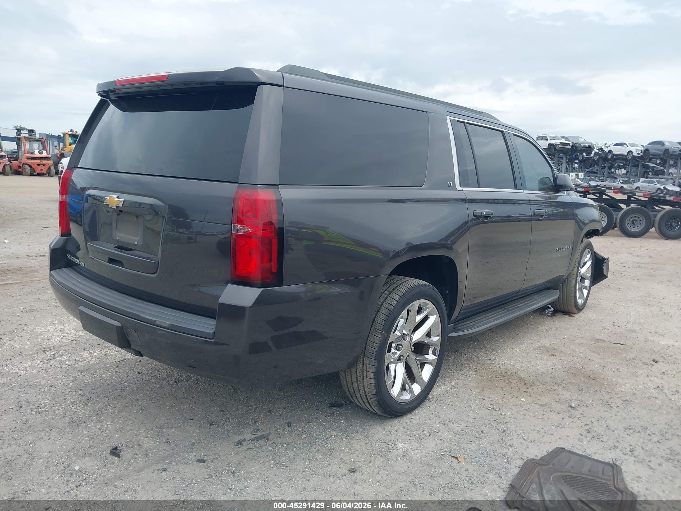 2015 Chevrolet Suburban 1500 Lt Gray vin: 1GNSCJKC6FR143348