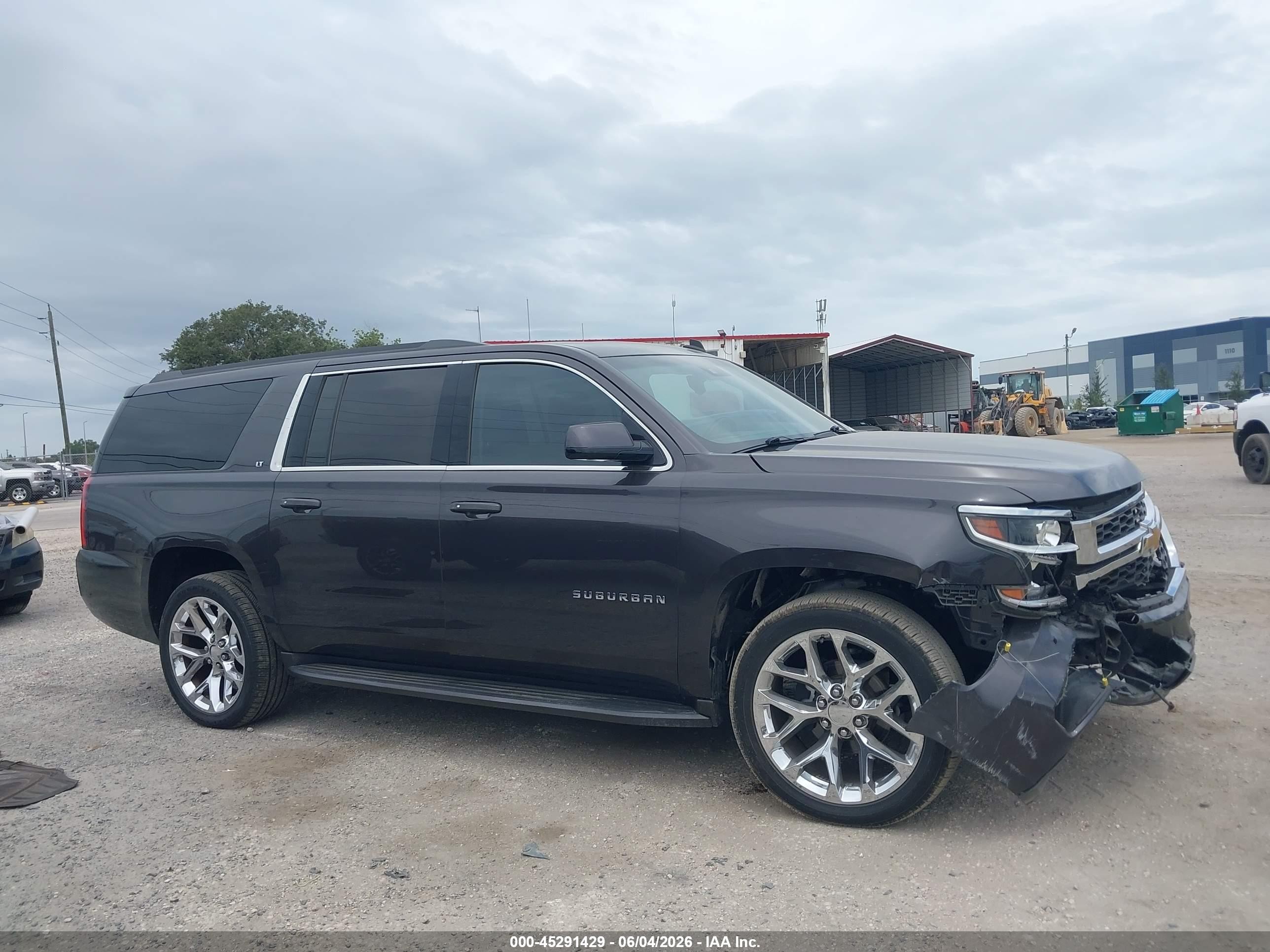 2015 Chevrolet Suburban 1500 Lt Gray vin: 1GNSCJKC6FR143348