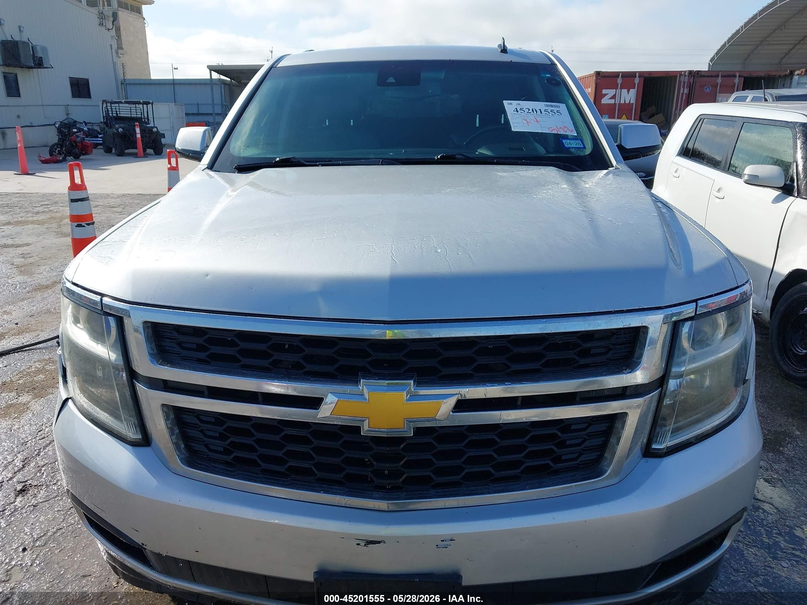2015 Chevrolet Suburban 1500 Lt Silver vin: 1GNSCJKC6FR222972