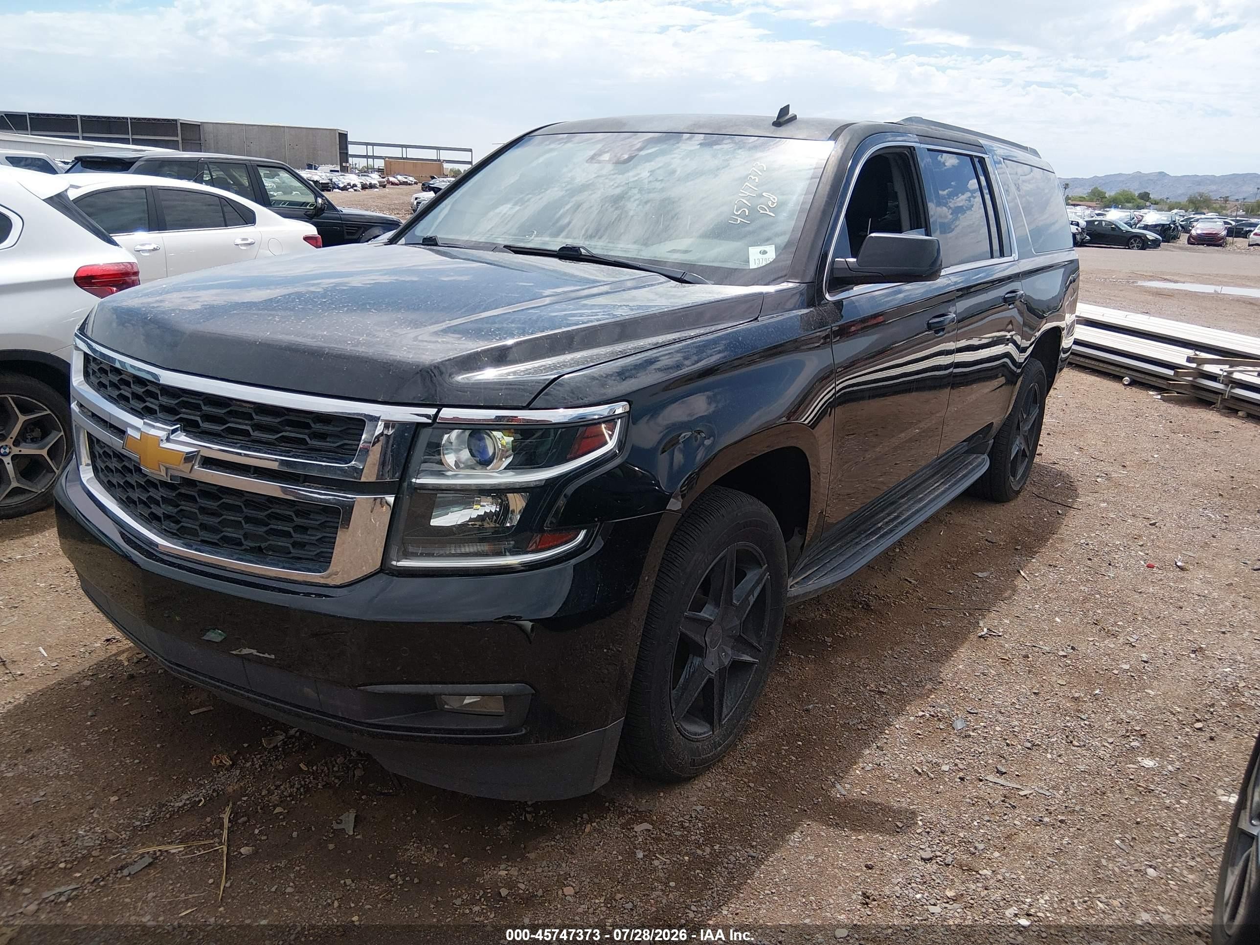 2015 Chevrolet Suburban Lt Black vin: 1GNSCJKC6FR238606