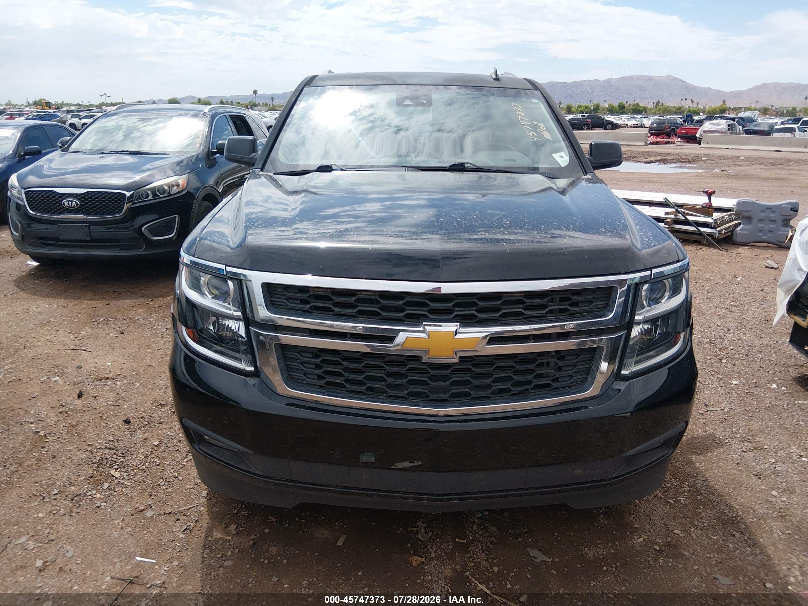 2015 Chevrolet Suburban Lt Black vin: 1GNSCJKC6FR238606