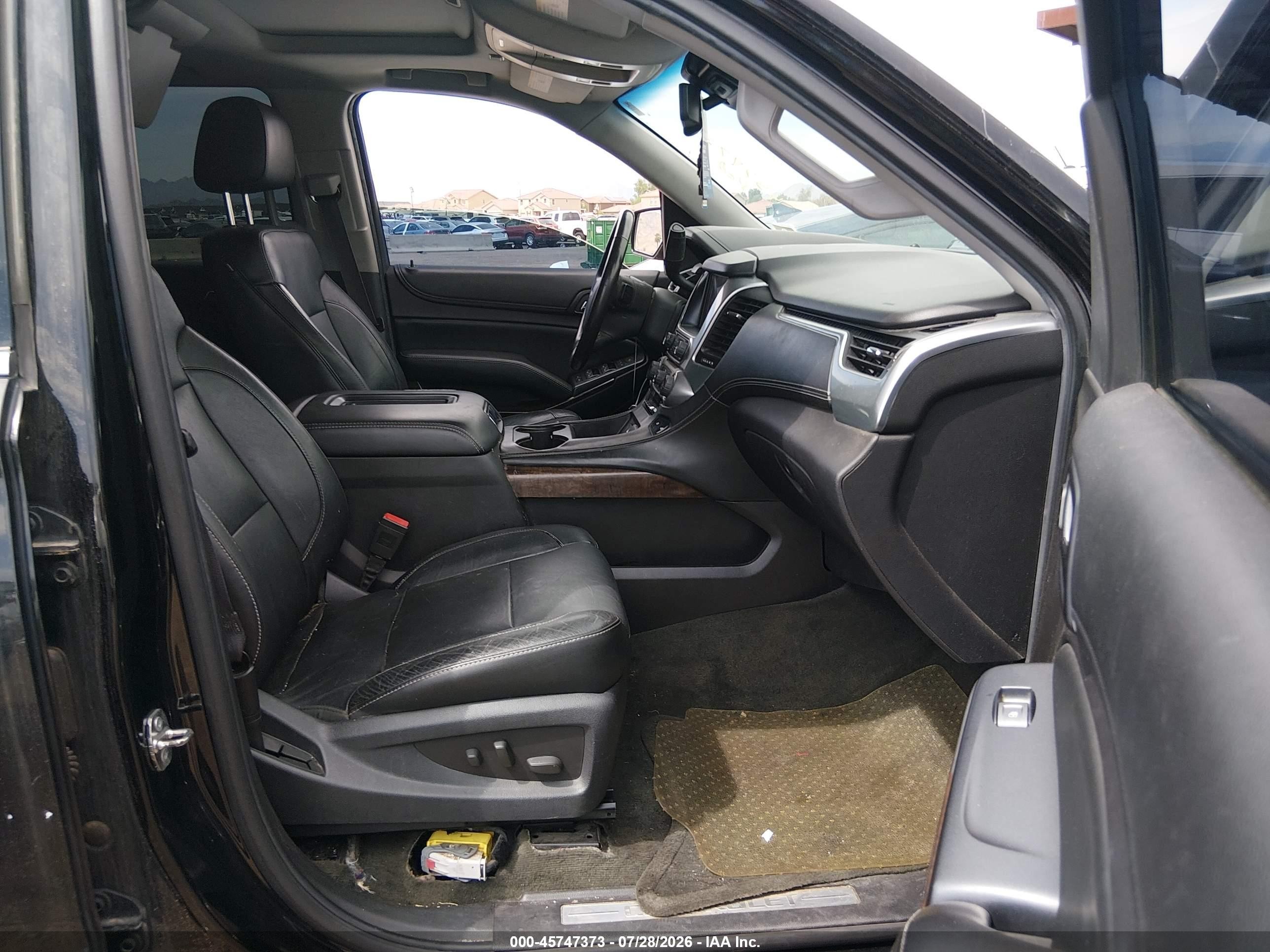 2015 Chevrolet Suburban Lt Black vin: 1GNSCJKC6FR238606