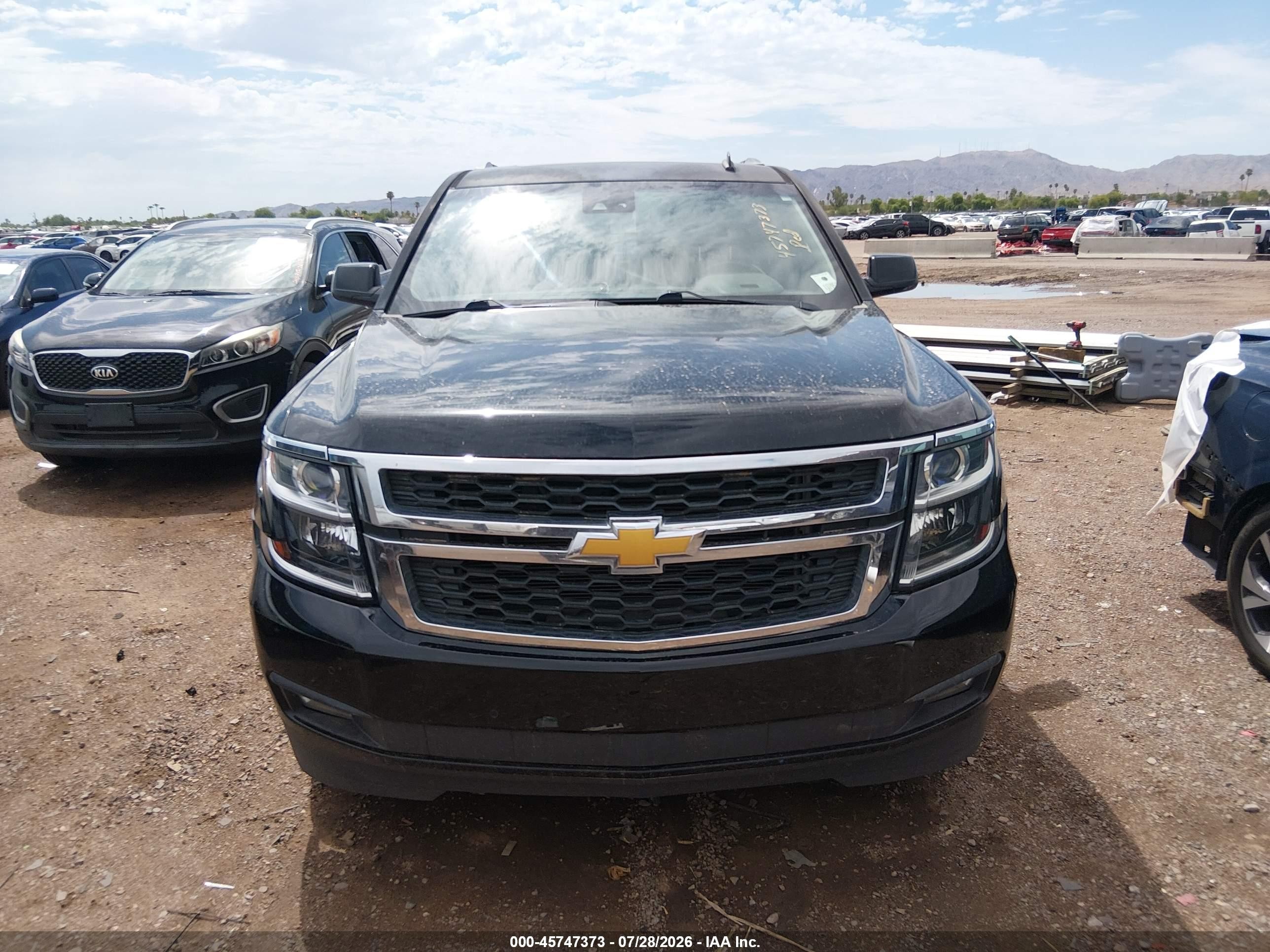 2015 Chevrolet Suburban Lt Black vin: 1GNSCJKC6FR238606