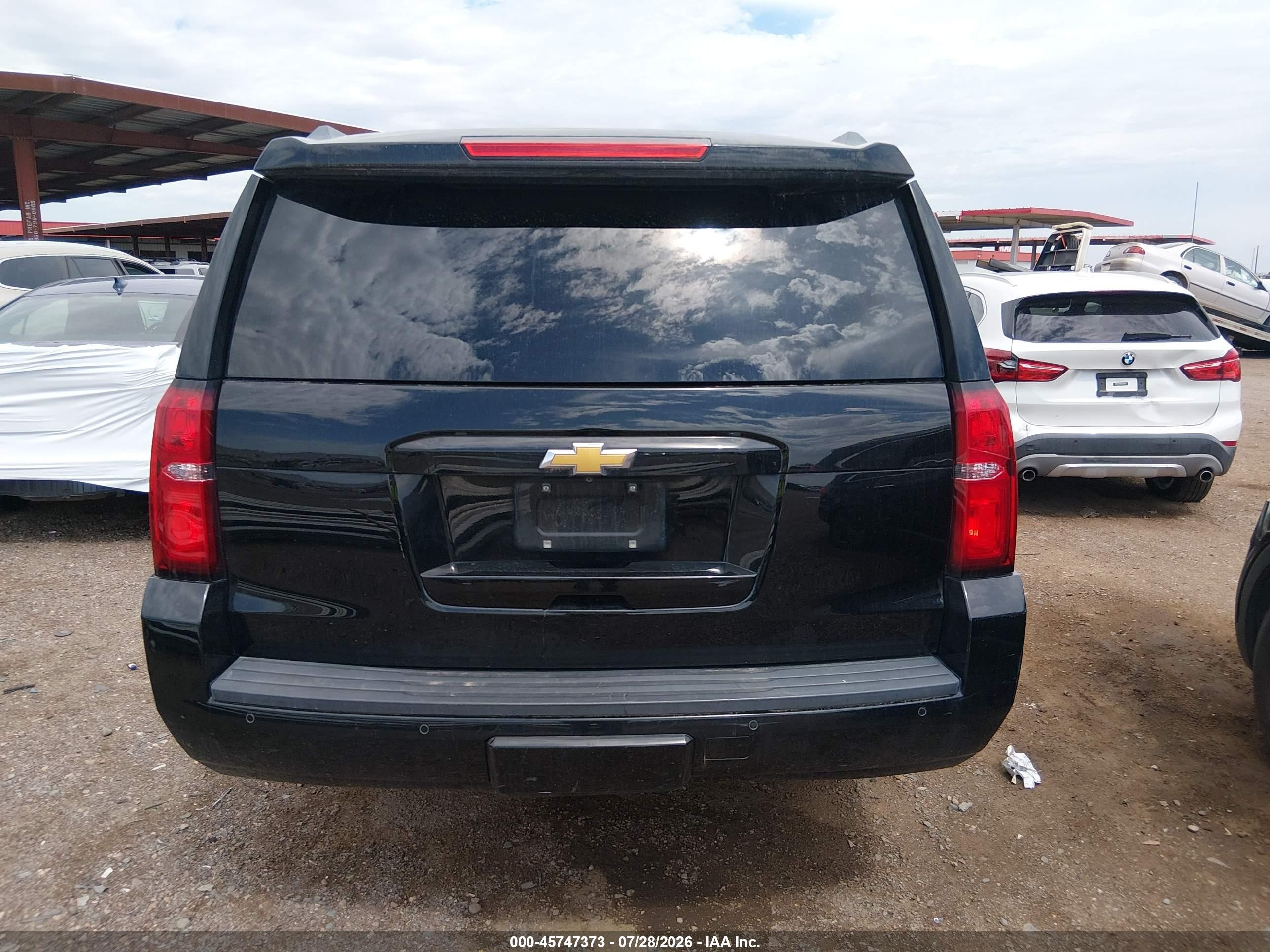 2015 Chevrolet Suburban Lt Black vin: 1GNSCJKC6FR238606