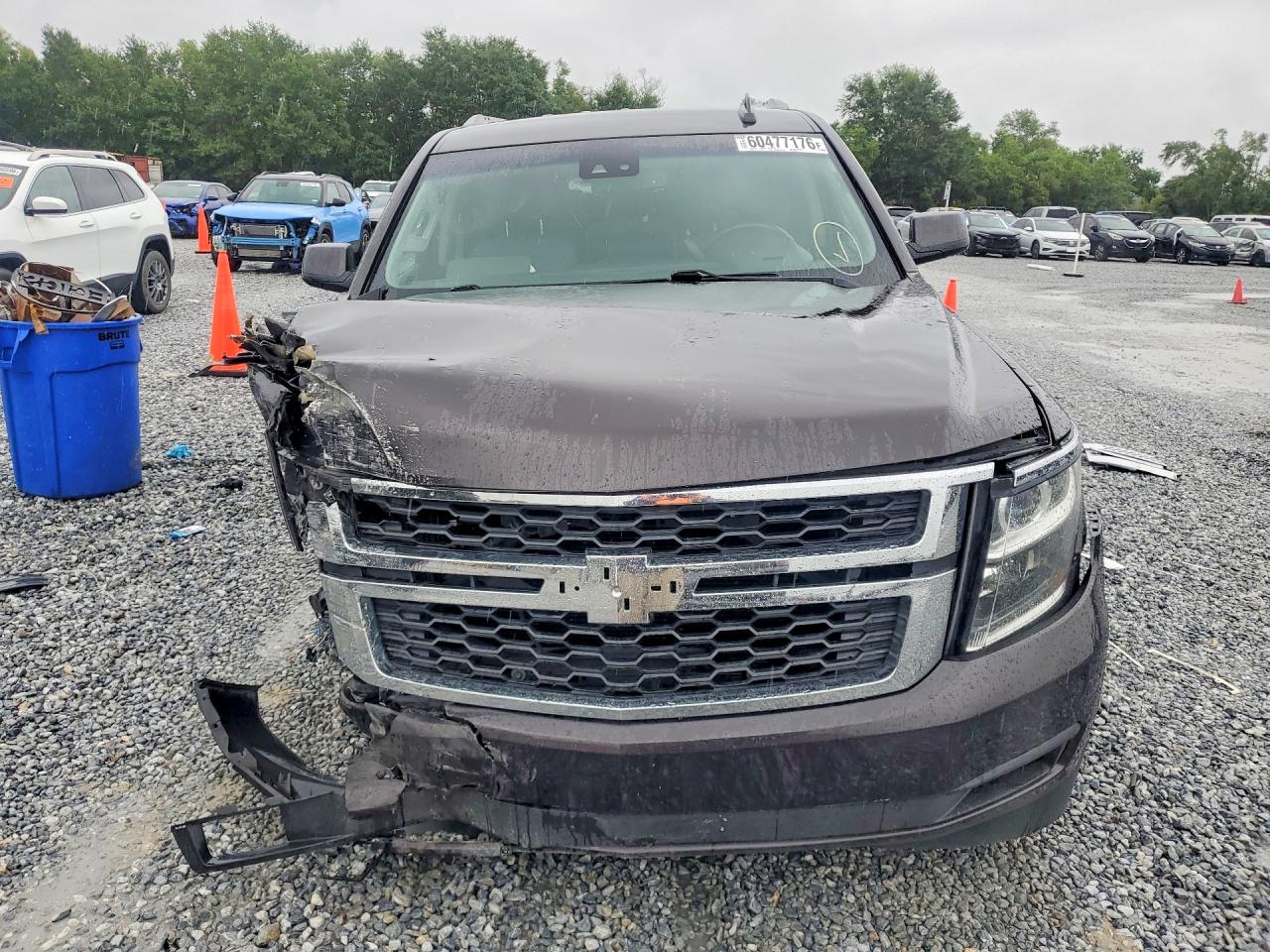2015 Chevrolet Suburban C1500 Lt Серый vin: 1GNSCJKC6FR604189