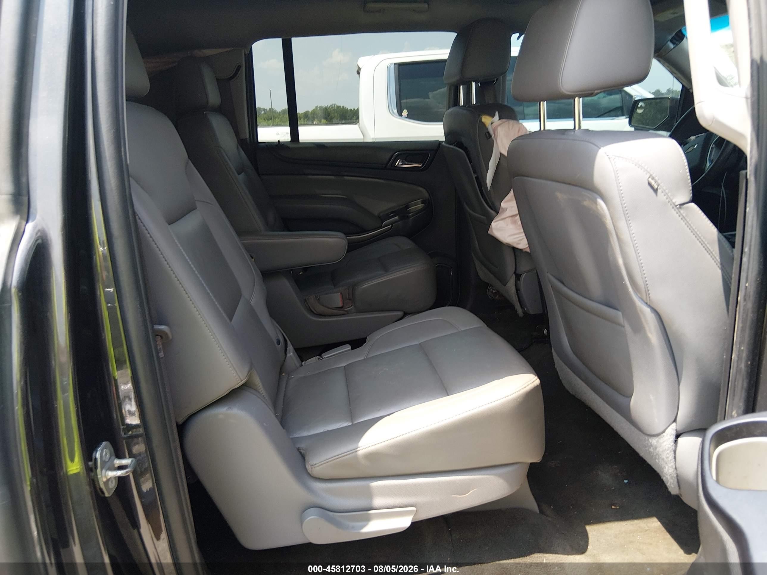 2015 Chevrolet Suburban Lt Gray vin: 1GNSCJKC7FR267306