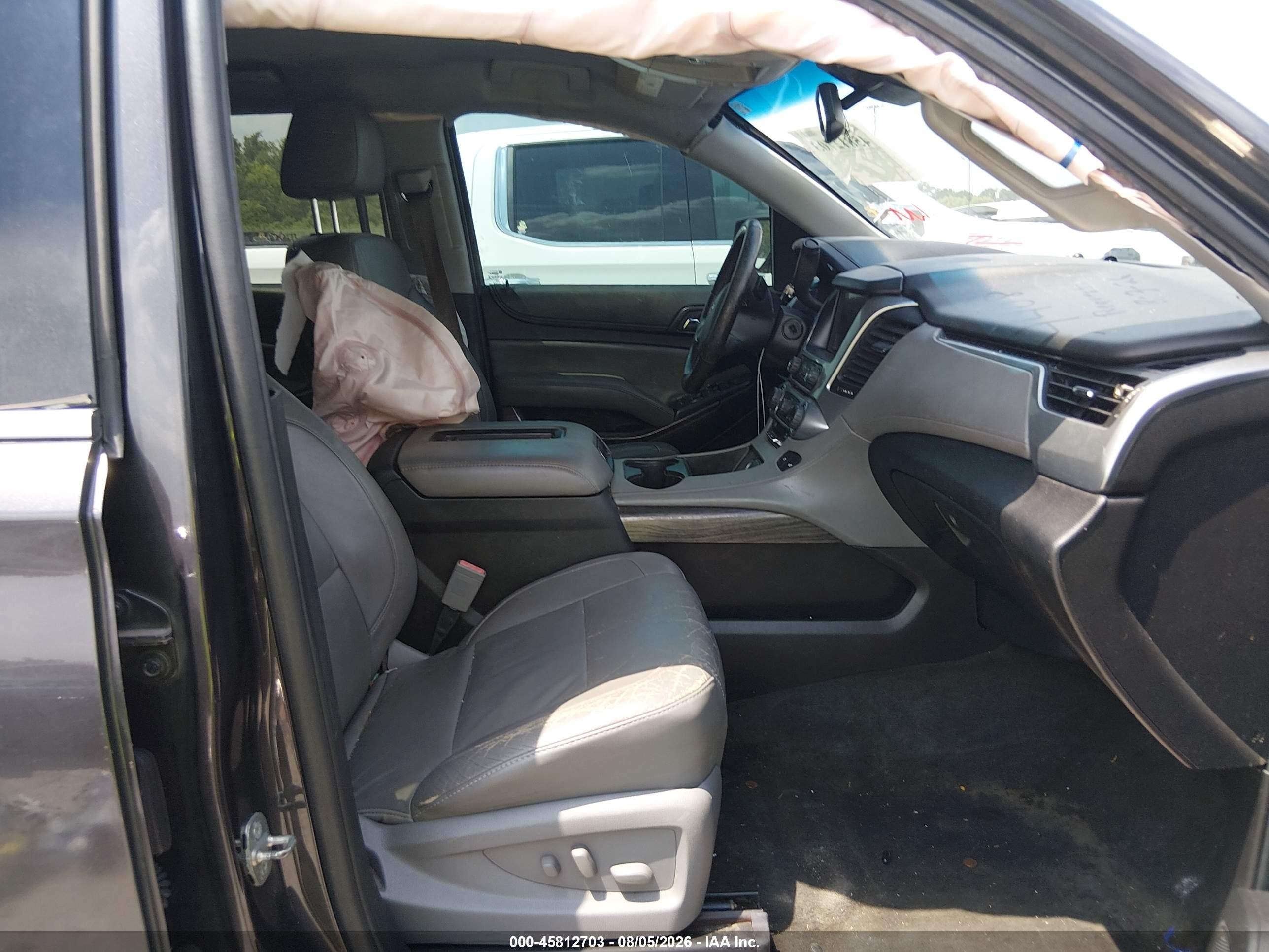 2015 Chevrolet Suburban Lt Gray vin: 1GNSCJKC7FR267306