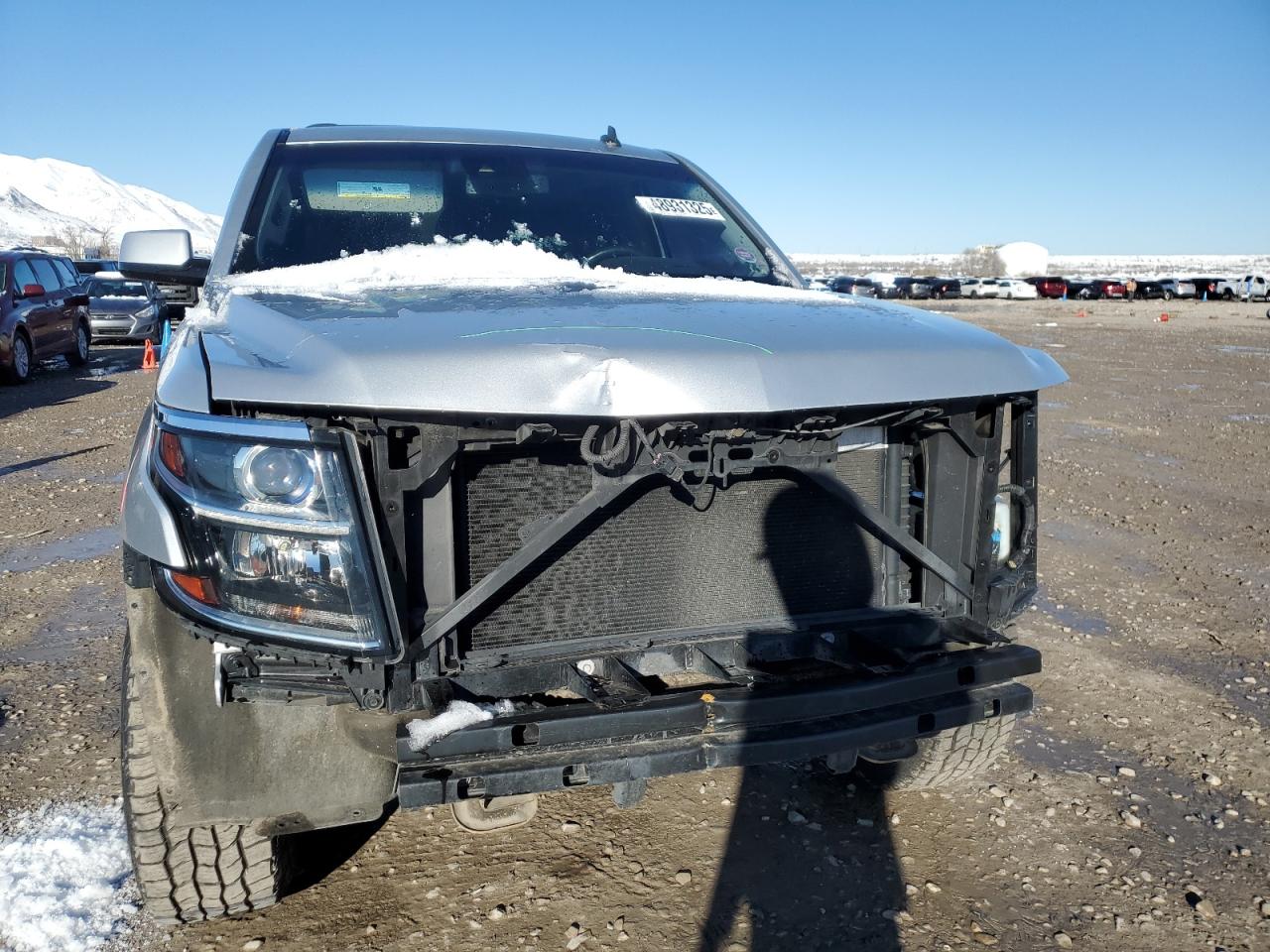 2015 Chevrolet Suburban C1500 Lt Silver vin: 1GNSCJKC9FR121943