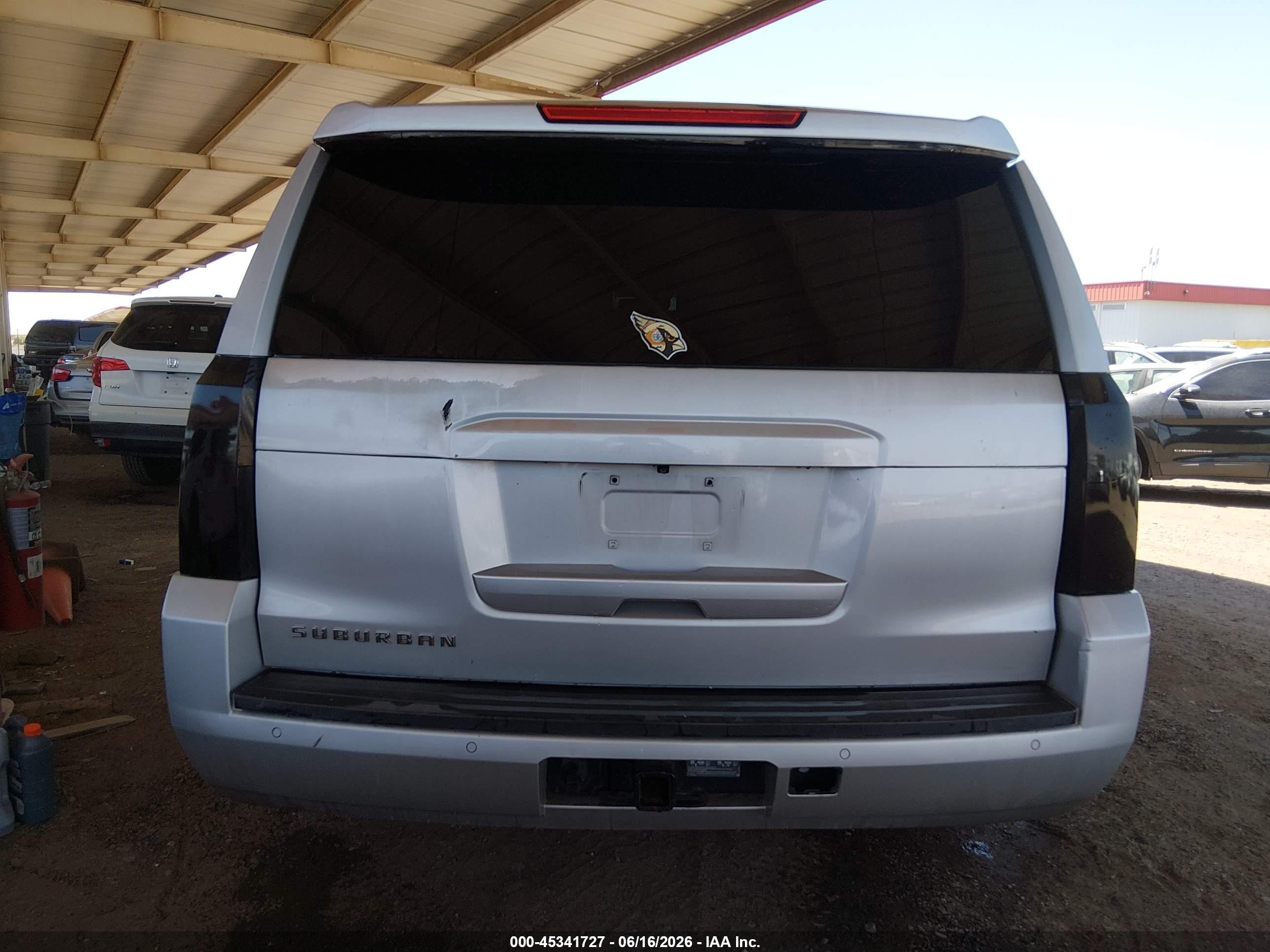 2015 Chevrolet Suburban 1500 Lt Gray vin: 1GNSCJKCXFR199017