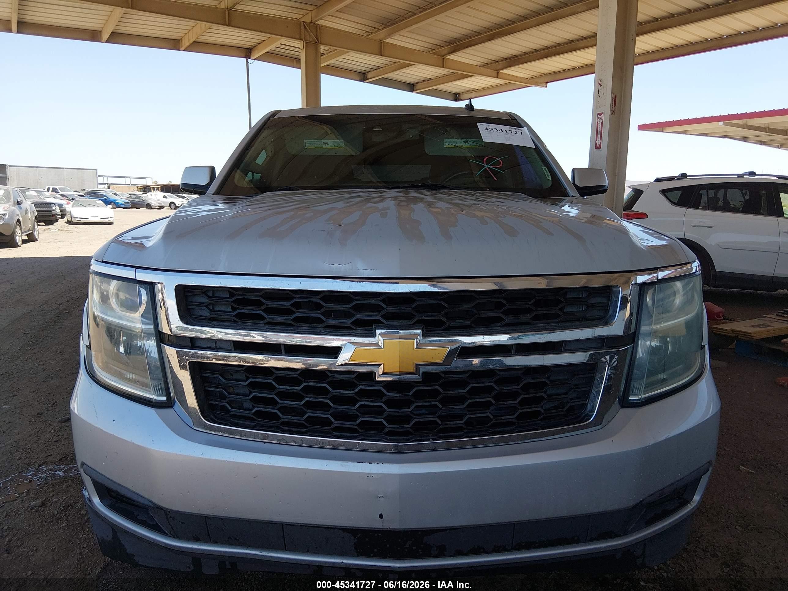 2015 Chevrolet Suburban 1500 Lt Gray vin: 1GNSCJKCXFR199017