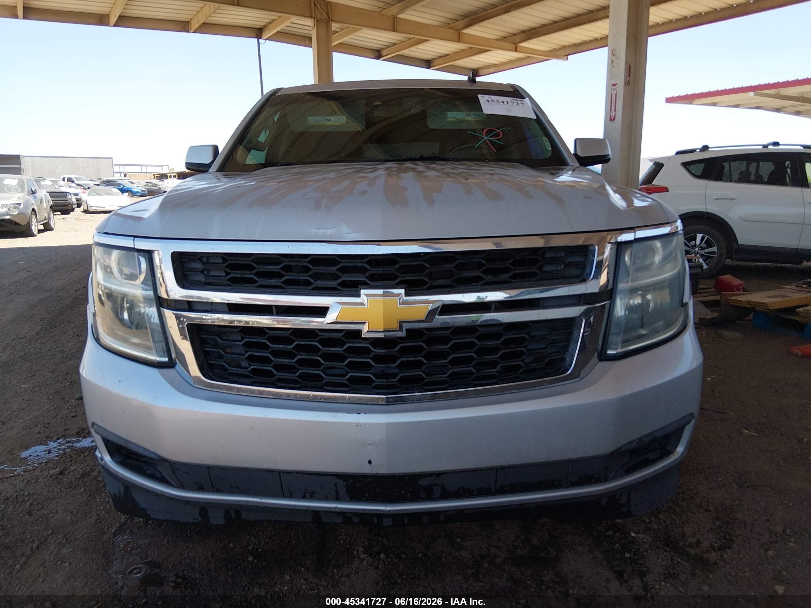 2015 Chevrolet Suburban 1500 Lt Gray vin: 1GNSCJKCXFR199017