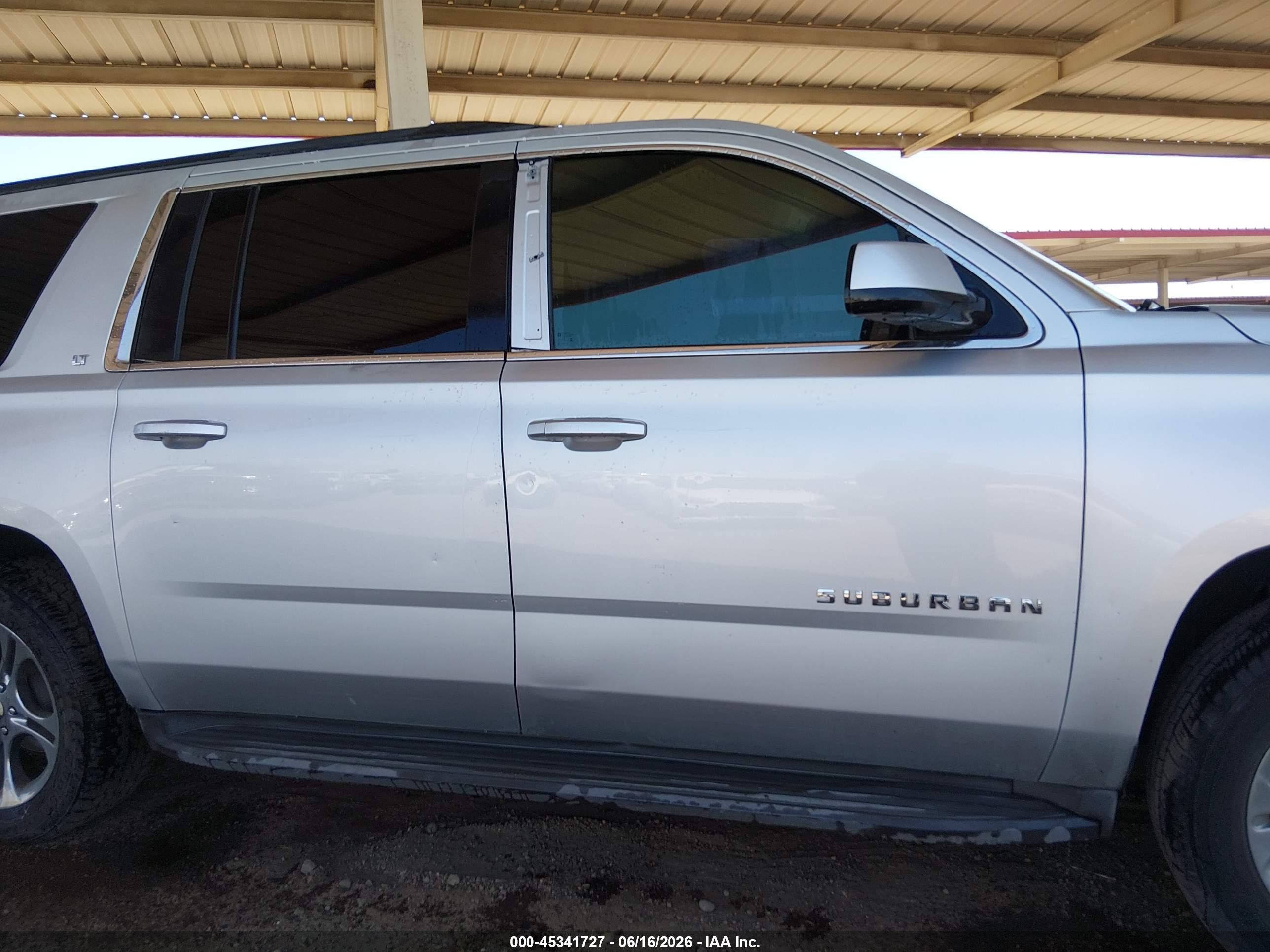 2015 Chevrolet Suburban 1500 Lt Gray vin: 1GNSCJKCXFR199017