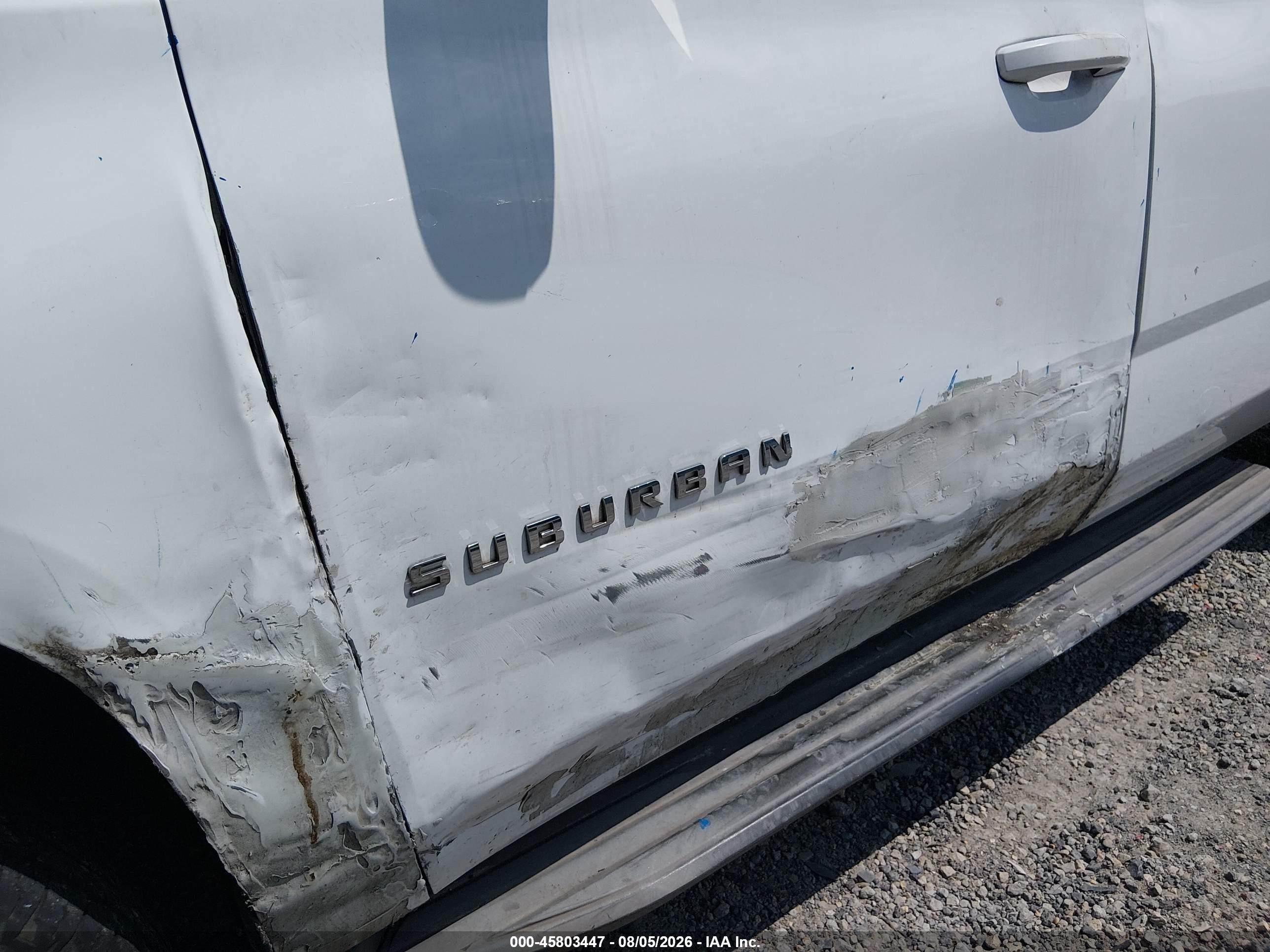 2015 Chevrolet Suburban Lt White vin: 1GNSCJKCXFR264304