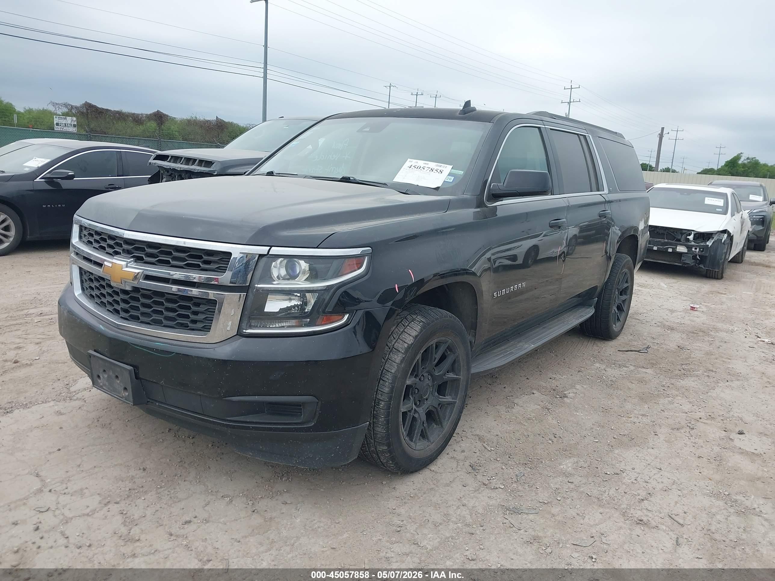 2015 Chevrolet Suburban 1500 Lt Черный vin: 1GNSCJKCXFR709768