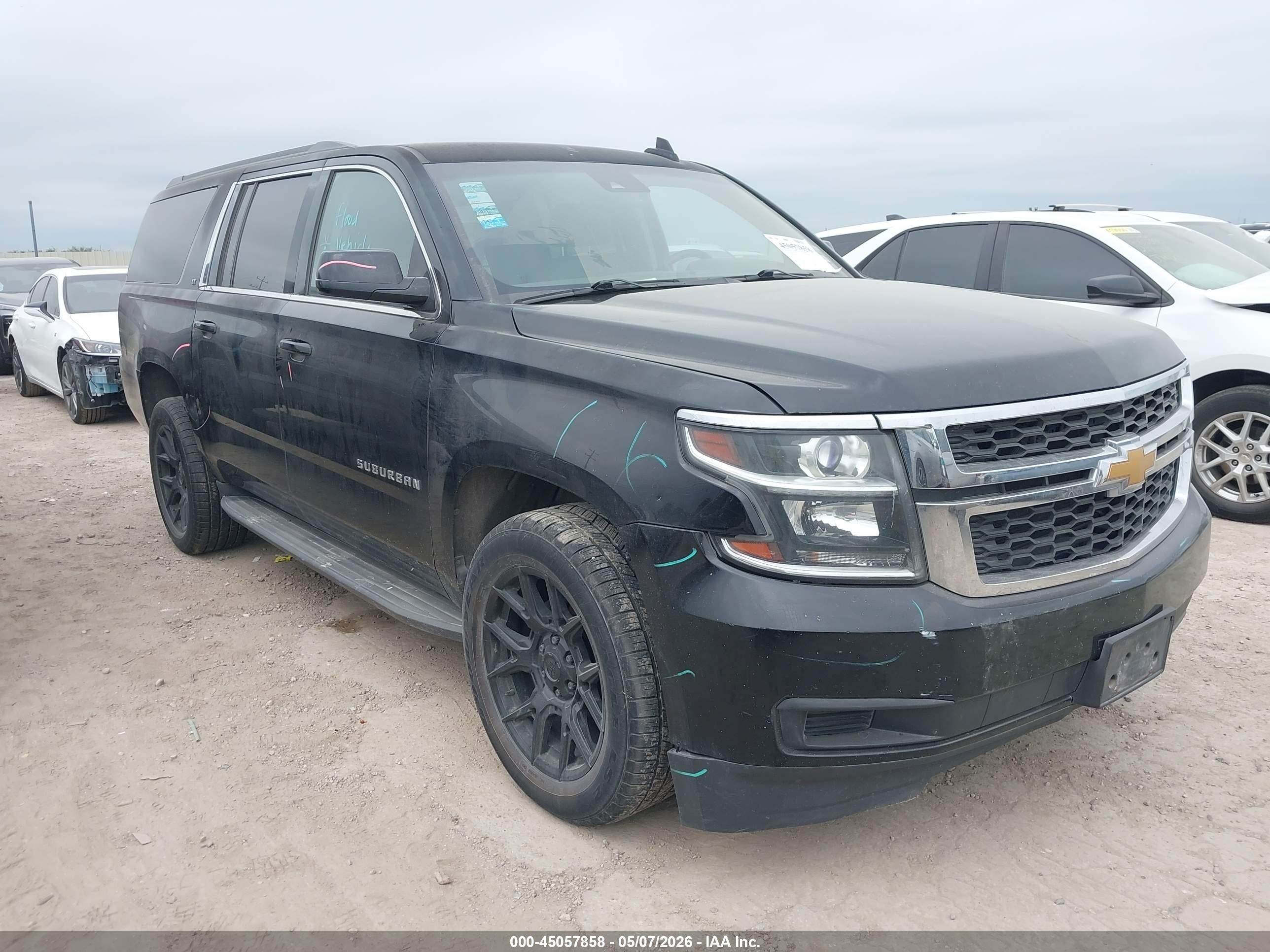 2015 Chevrolet Suburban 1500 Lt Черный vin: 1GNSCJKCXFR709768